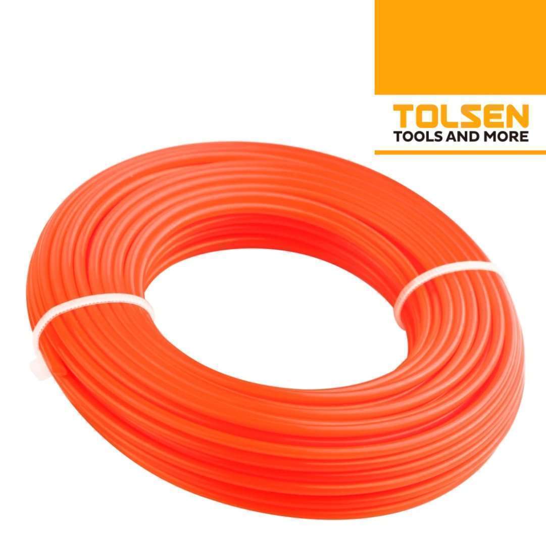 Tolsen Trimmer Line 2.4mm x 15m Square