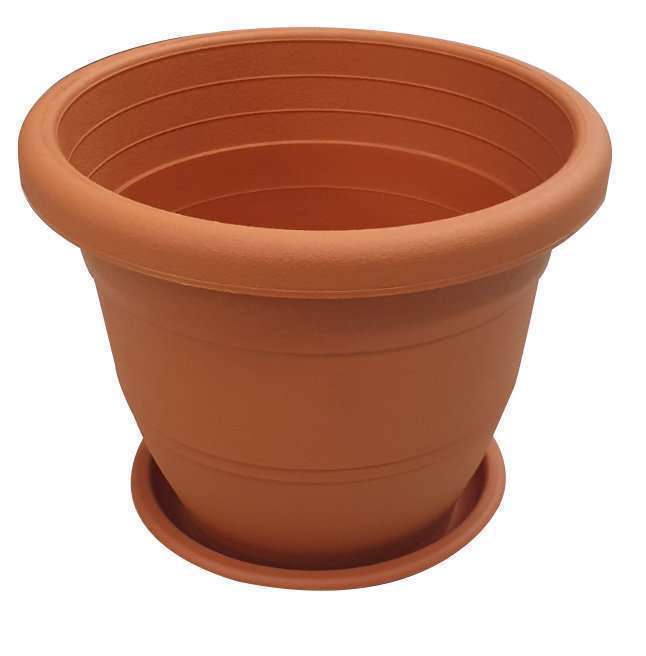 Baba Planter Pot & Saucer Set (Cotta)