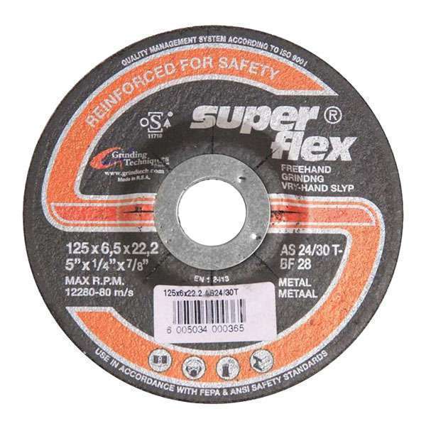 Sunflex Metal Grinding Disc 125 x 6.0 x 22mm