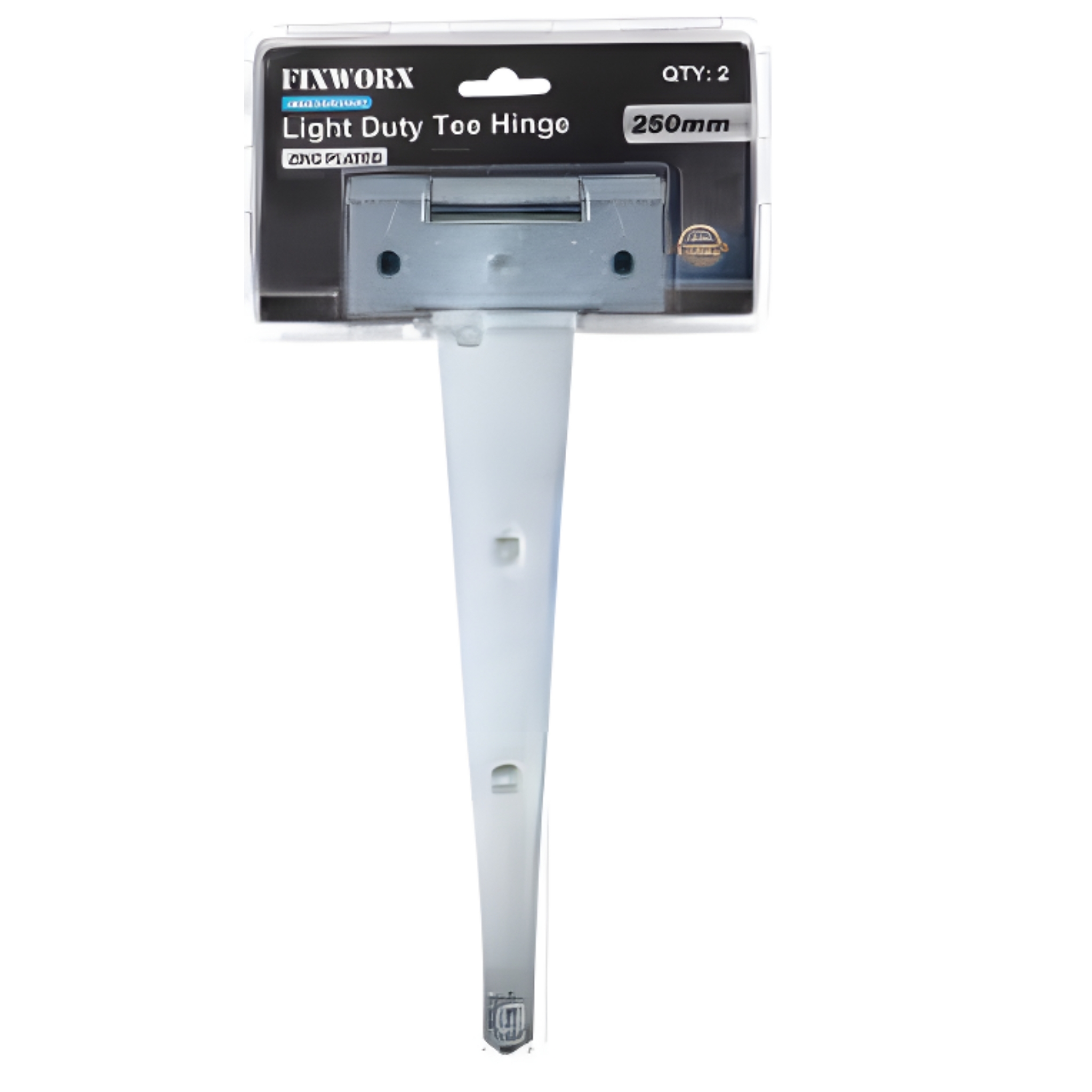 Fixworx Tee Hinge Light L/Duty ZP 10" (250mm) CD2