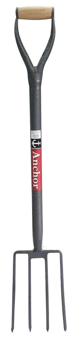 Anchor Fork Metal Handle & Wooden Grip