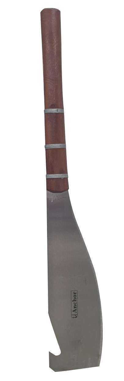 Anchor Hooked Cane Knife Wooden Handle