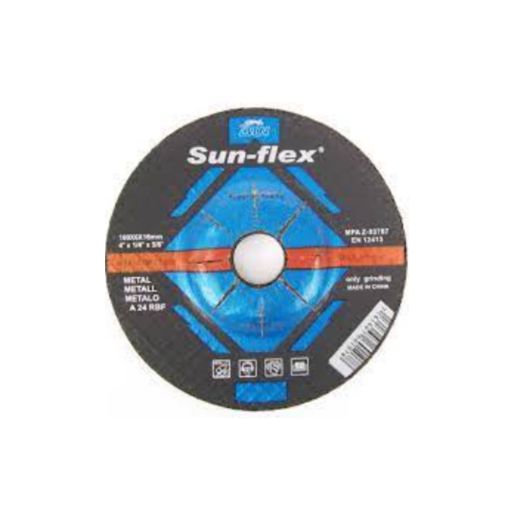 Sunflex Metal Grinding Disc 100 x 6.0 x 16mm