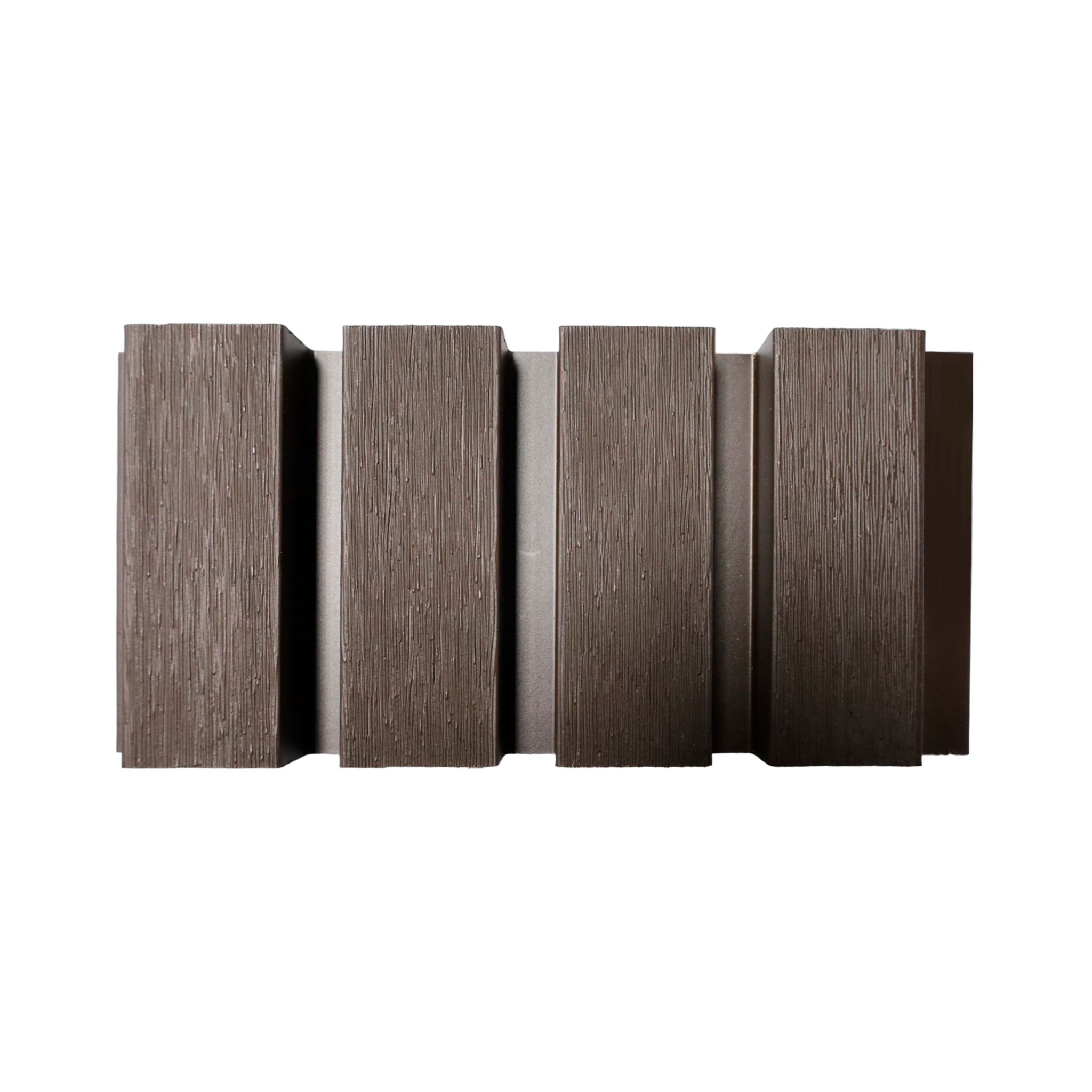 Prime WPC Exterior Wall Panel 2900mm x 219mm x 26mm x 4 Rails Mahogany