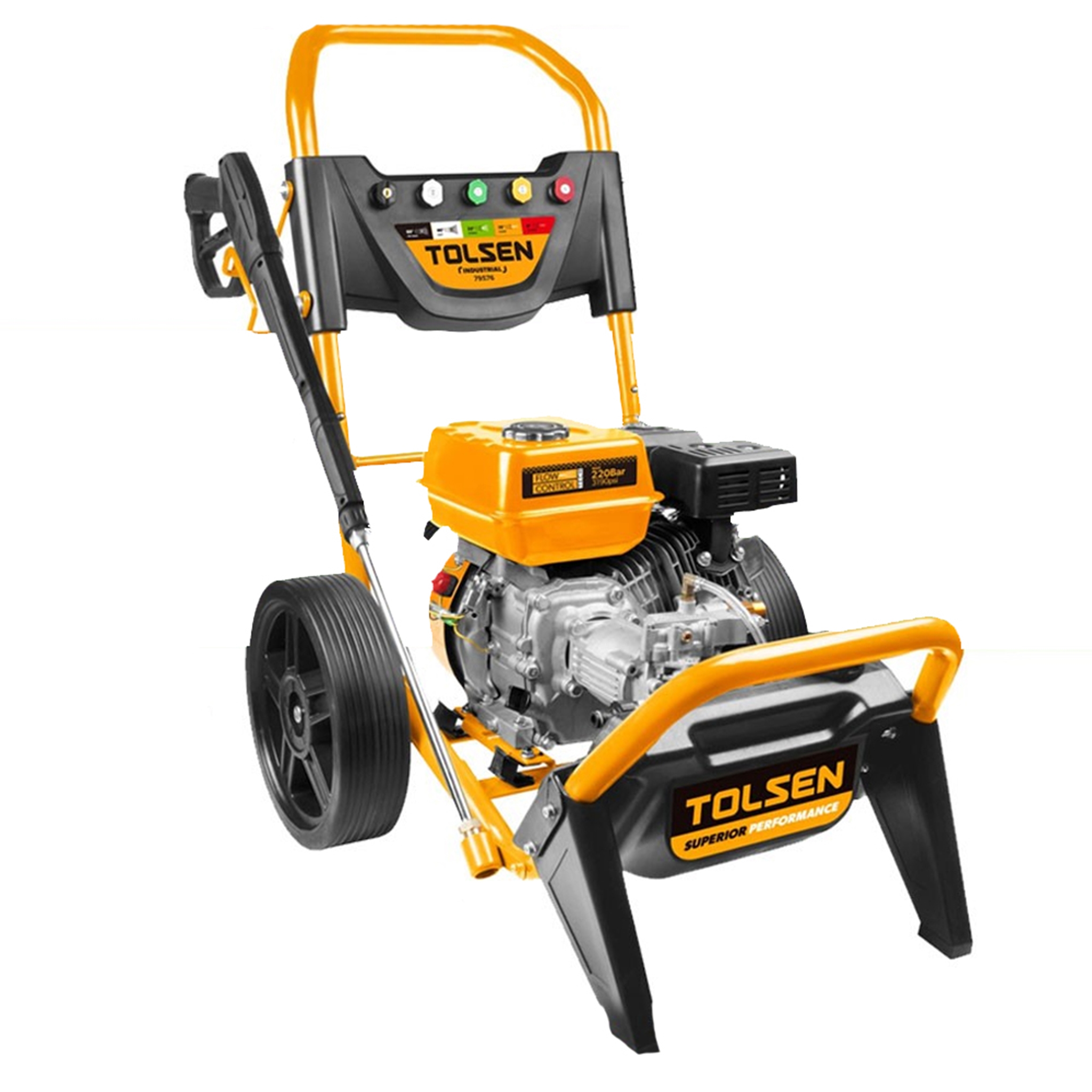 Tolsen Petrol Pressure Washer 7.0hp 220Bar