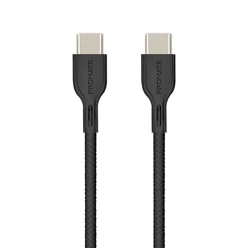 Promate 60W USB-C to USB-C Cable 2m Black