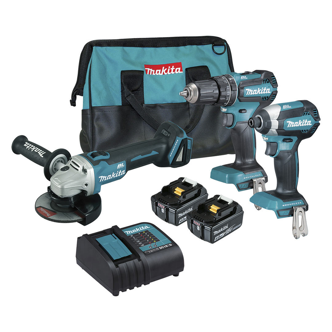 Makita 18V BL 3pc Combo Kit with Carry Bag