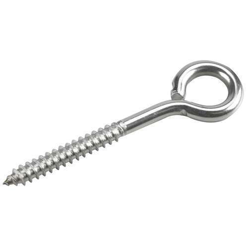 Eye Bolt Lag Screw 4" x 3/8" Zinc Plated