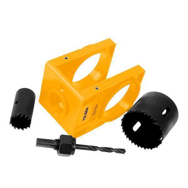 Tolsen Lock Instalation Hole Saw Set 4pc