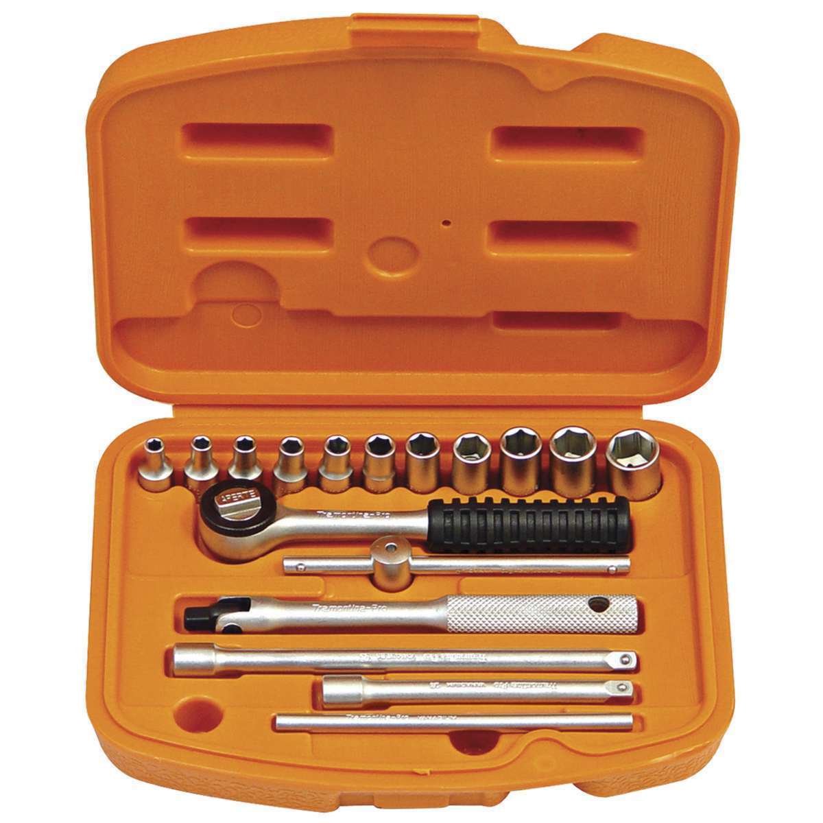 Tramontina Pro Socket Set 1/4" DR x 17pc