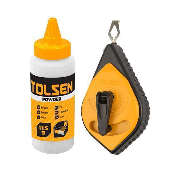 Tolsen Chalk Line Reel Set 30m