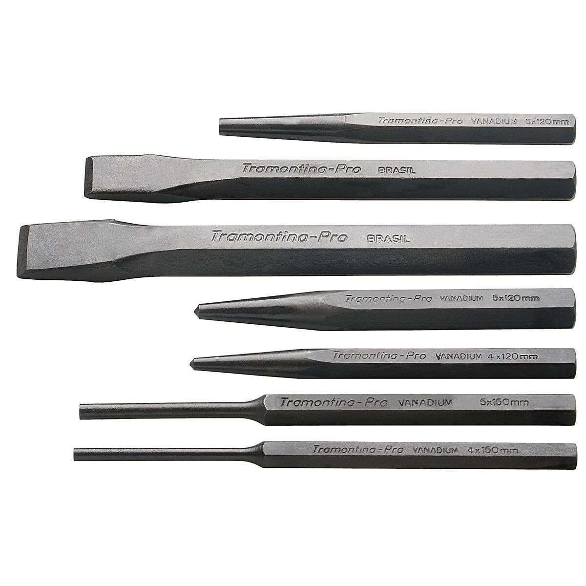 Tramontina Pro Chisel Set (Cold Center & Solid) x 7pc