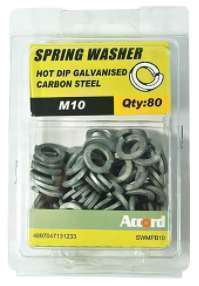Accord Spring Washer Galv M10