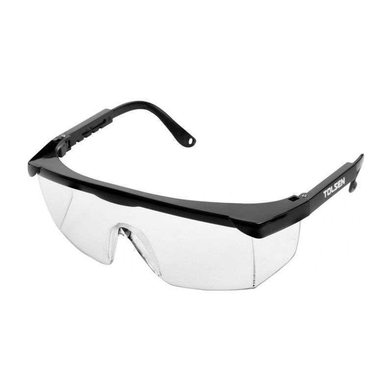 Tolsen Safety Glass Clear Black Frame