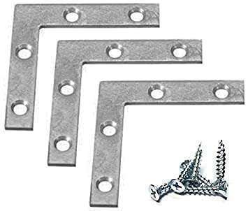KMT Corner Bracket 40 x 40 x 20mm w/ Screw (4pc)