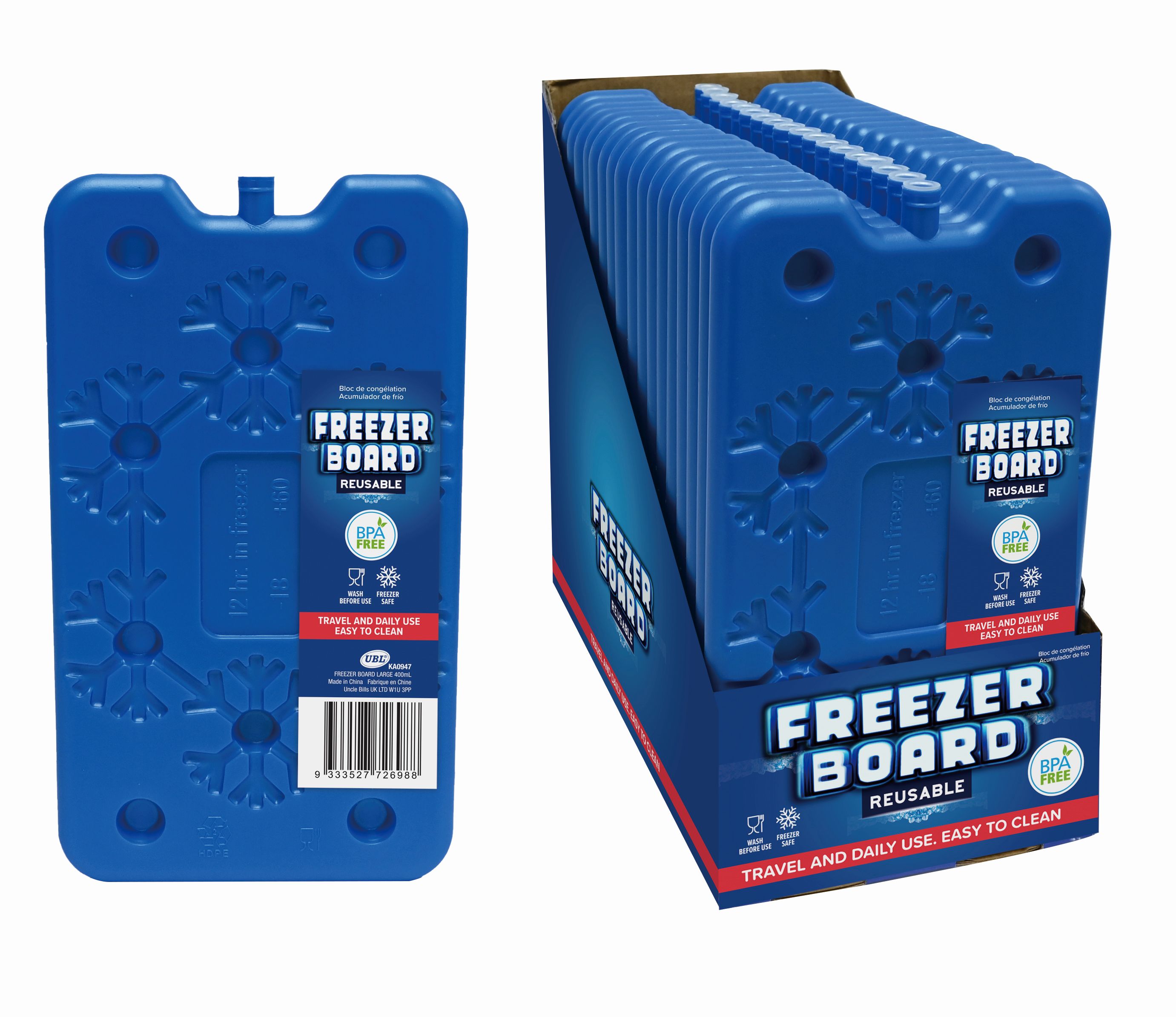 UBL Freezer Board Reusable 400ml