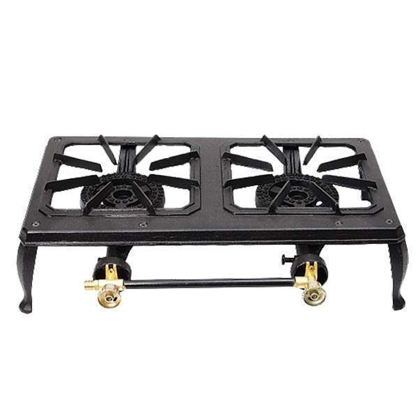 Home Basics Cast Iron Stove Stand 2B x 2 Ring (VP)