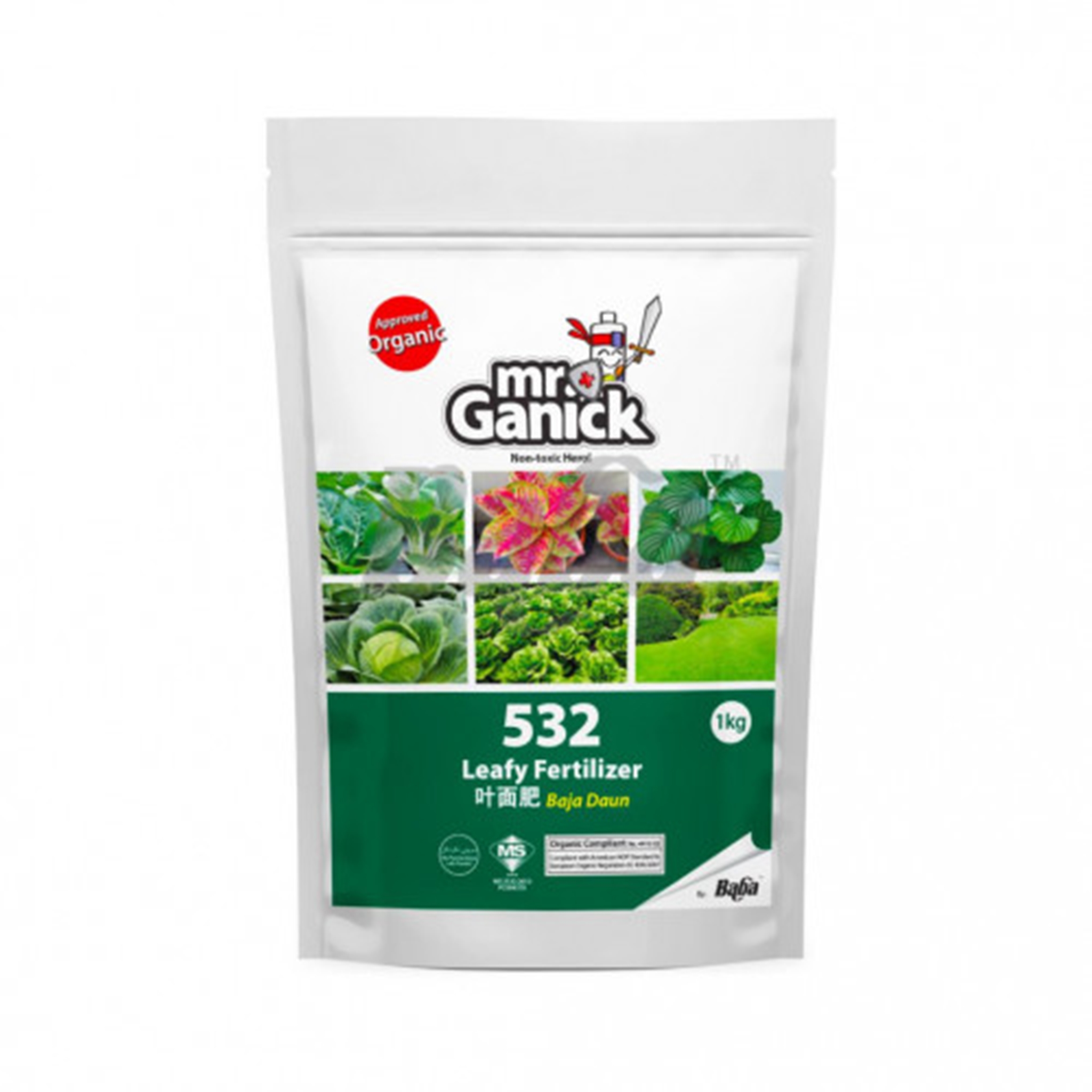 Baba Mr.Ganick 532 Organic Leafy Fertilizer 400g