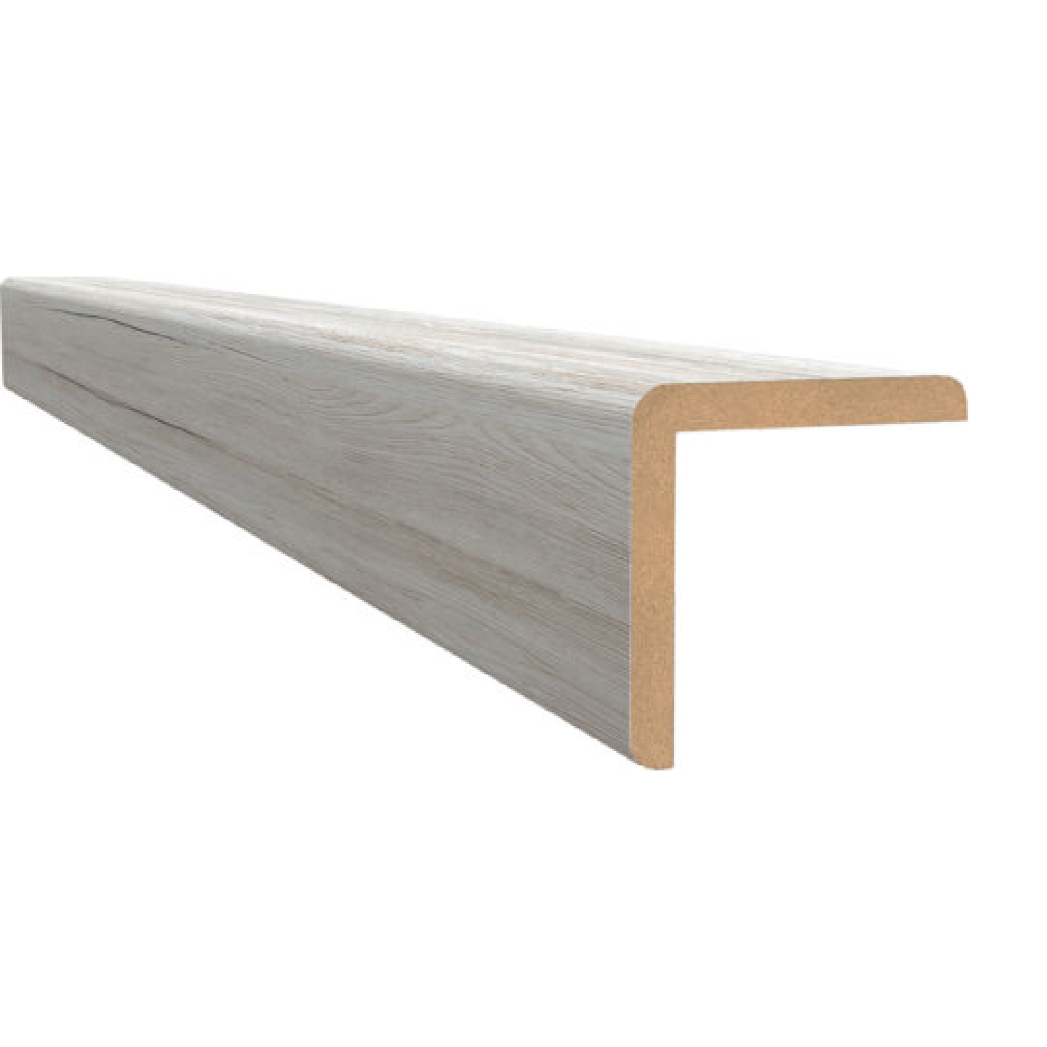 Prime WPC Decorative Wall Panel Outer Corner 25 x 25 x 2900mm White Oak