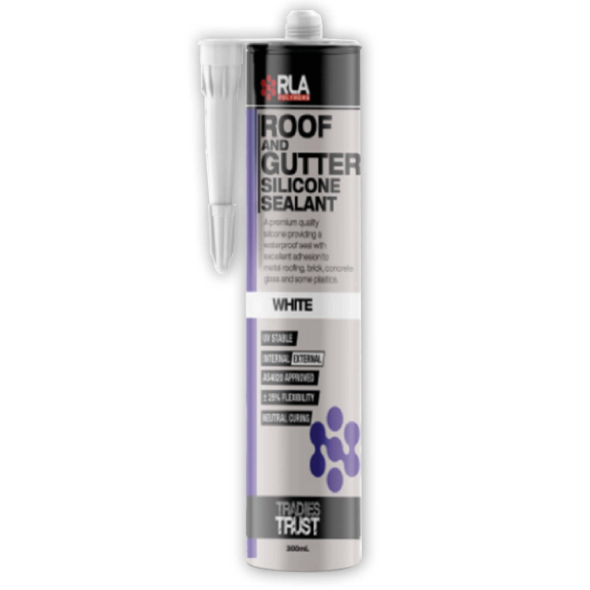 RLA Roof & Gutter Sealant Black 300ml