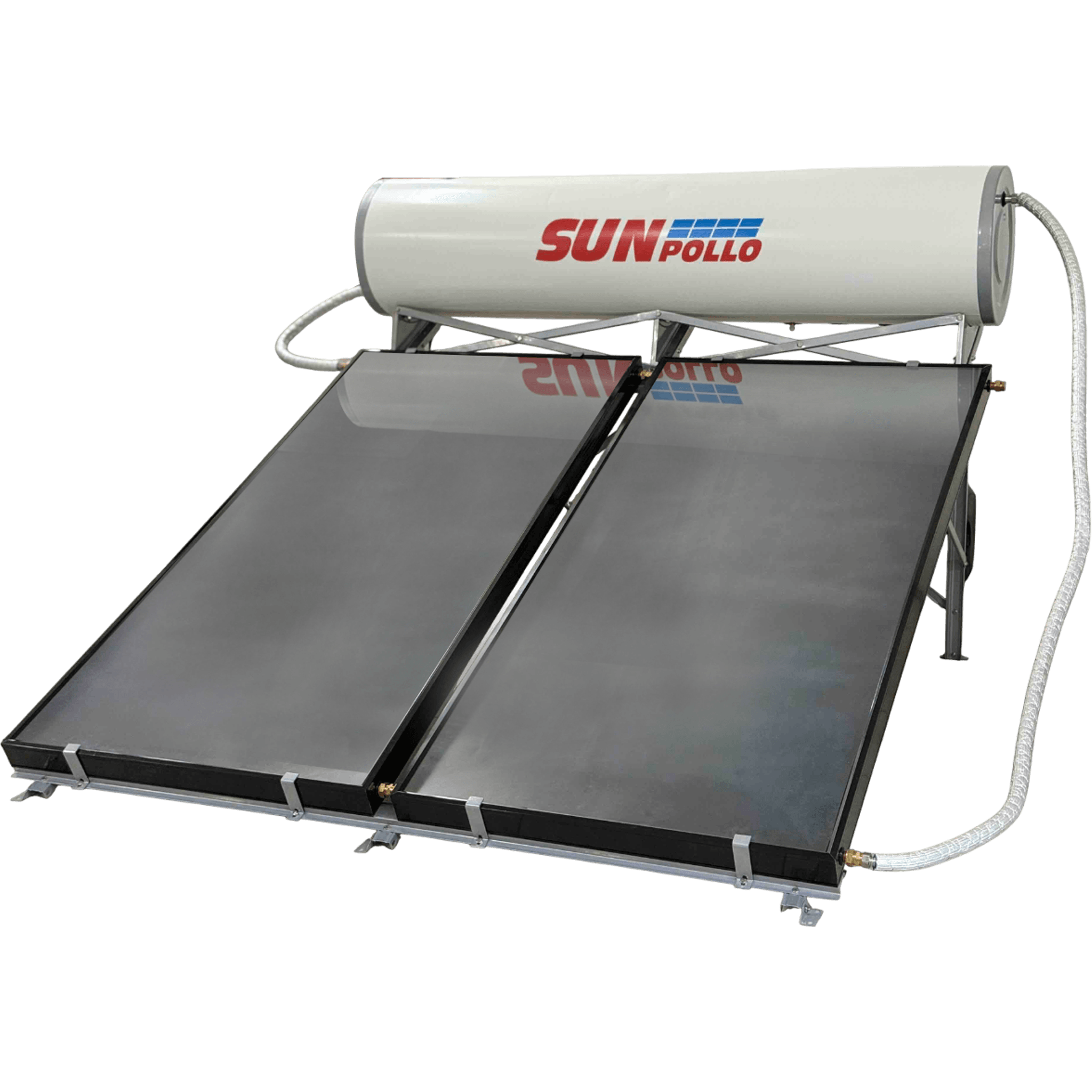 Sunpollo Pressure Flat Plate Solar Water Heater SUS316 Tank 250L