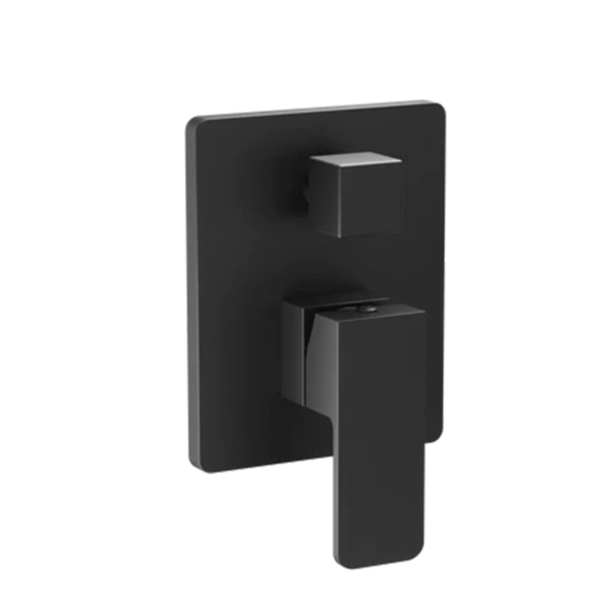 Venus II Concealed Shower Mixer with Diverter Matt Black 160mm