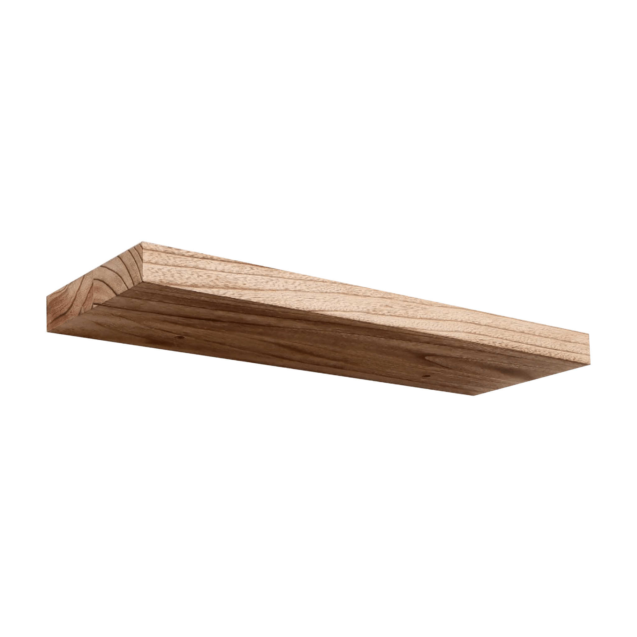 Floating Shelve 60 x 23 x 3.8cm Light w/Grain 10kg