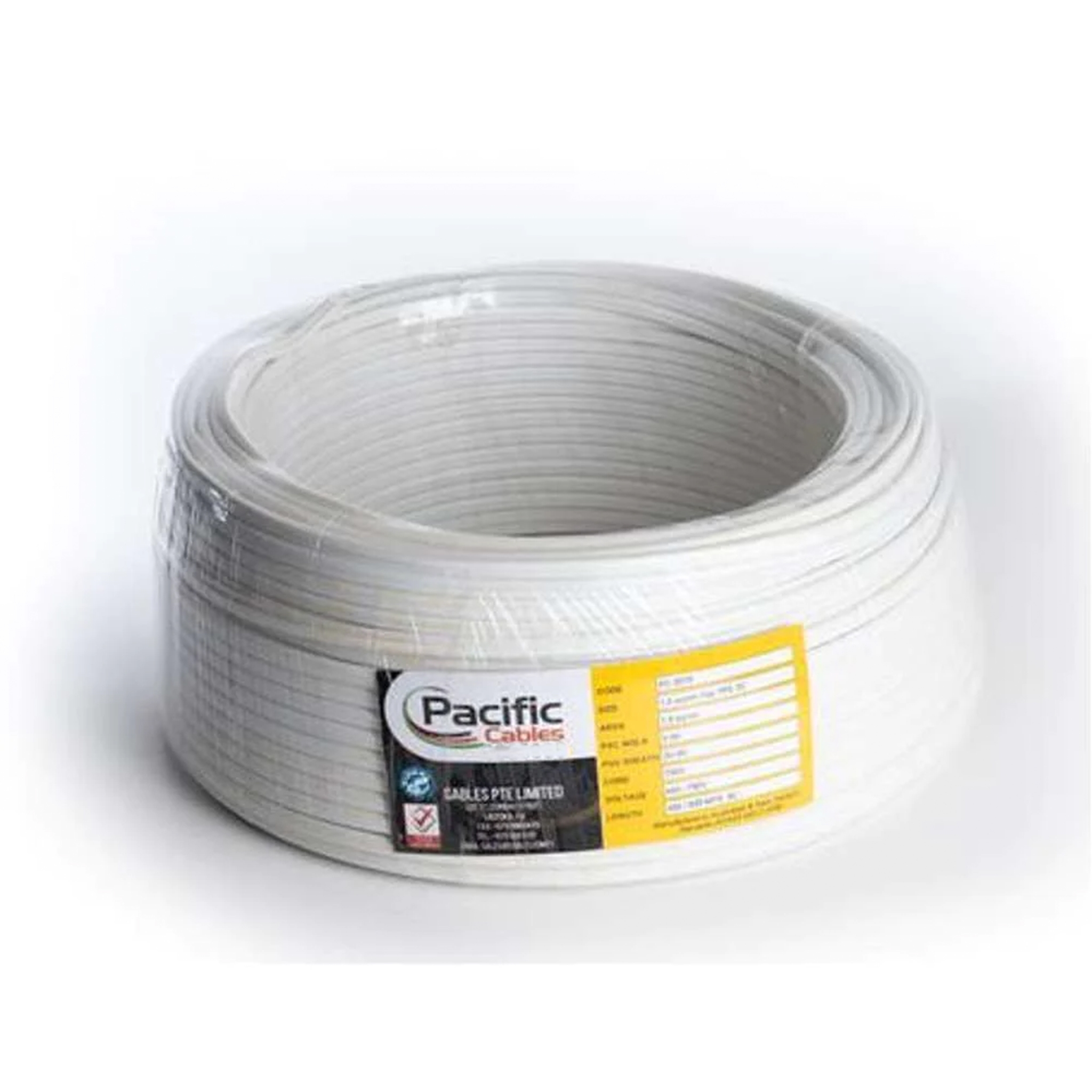 Cable 2 Core + Earth (Powerpoint) TPS Stranded 2.5mm (100m Coil) #PC3250 **