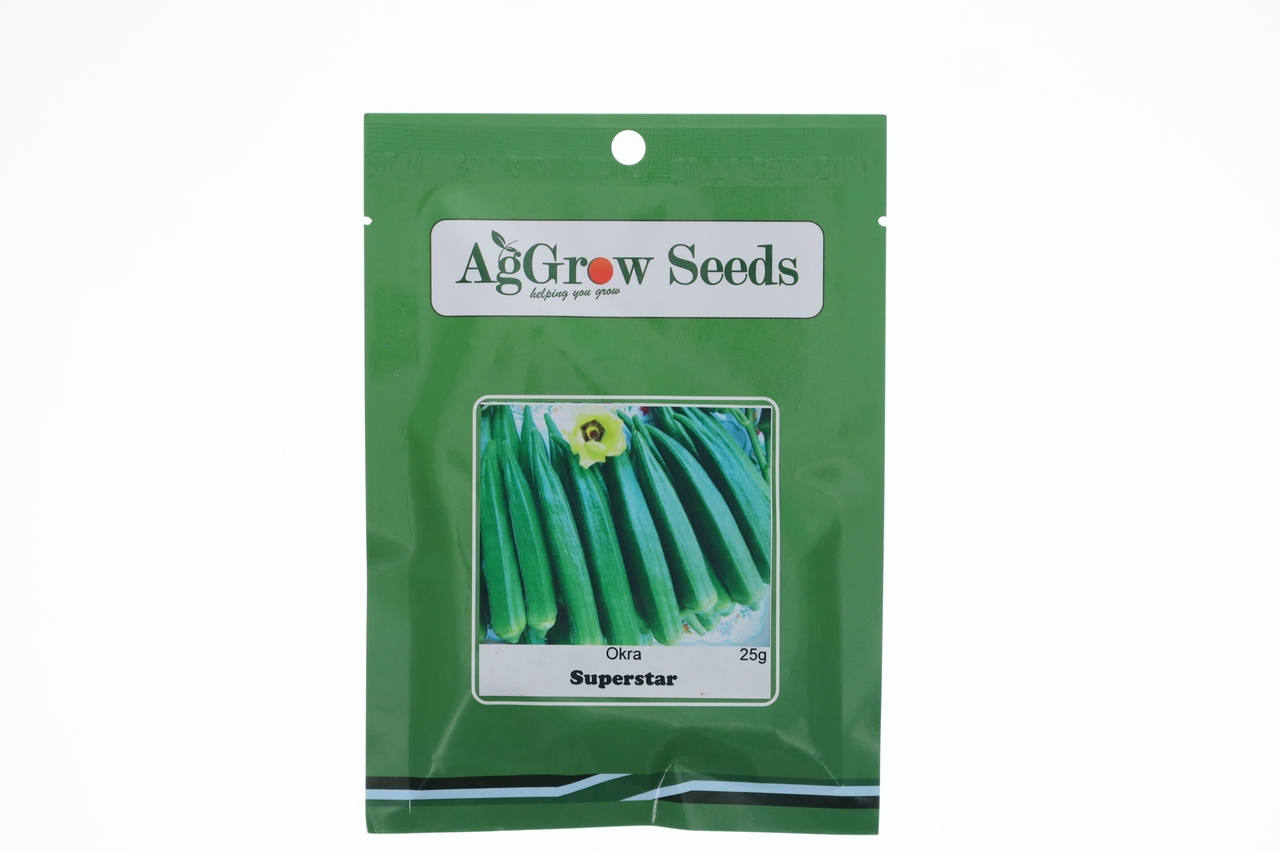 AgGrow Okra Seeds Superstar 25g
