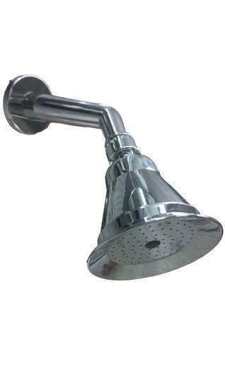 Shine Shower Head Round 3" w/ Arm & Flange