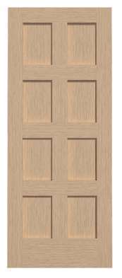 Mahogany Solid Door 850 x 2100 x 38mm Unfinished Surface