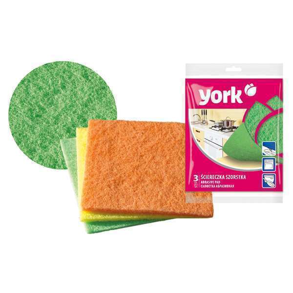 York Abrasive Pad 3pc