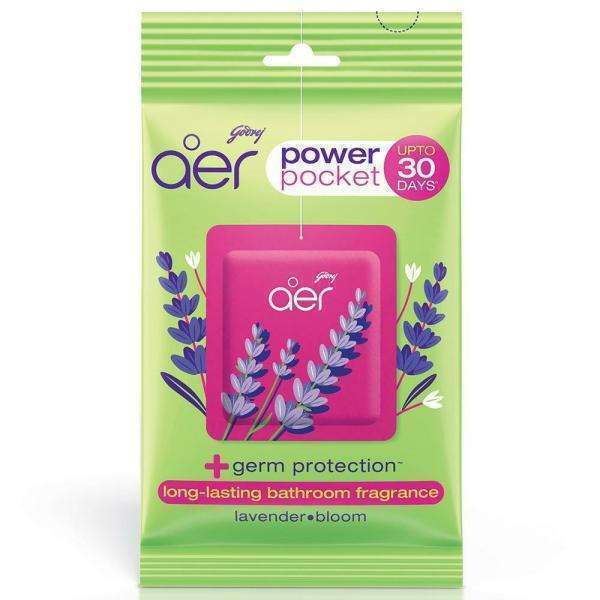 Godrej Aer Power Pocket Freshner Lavender Bloom 10g