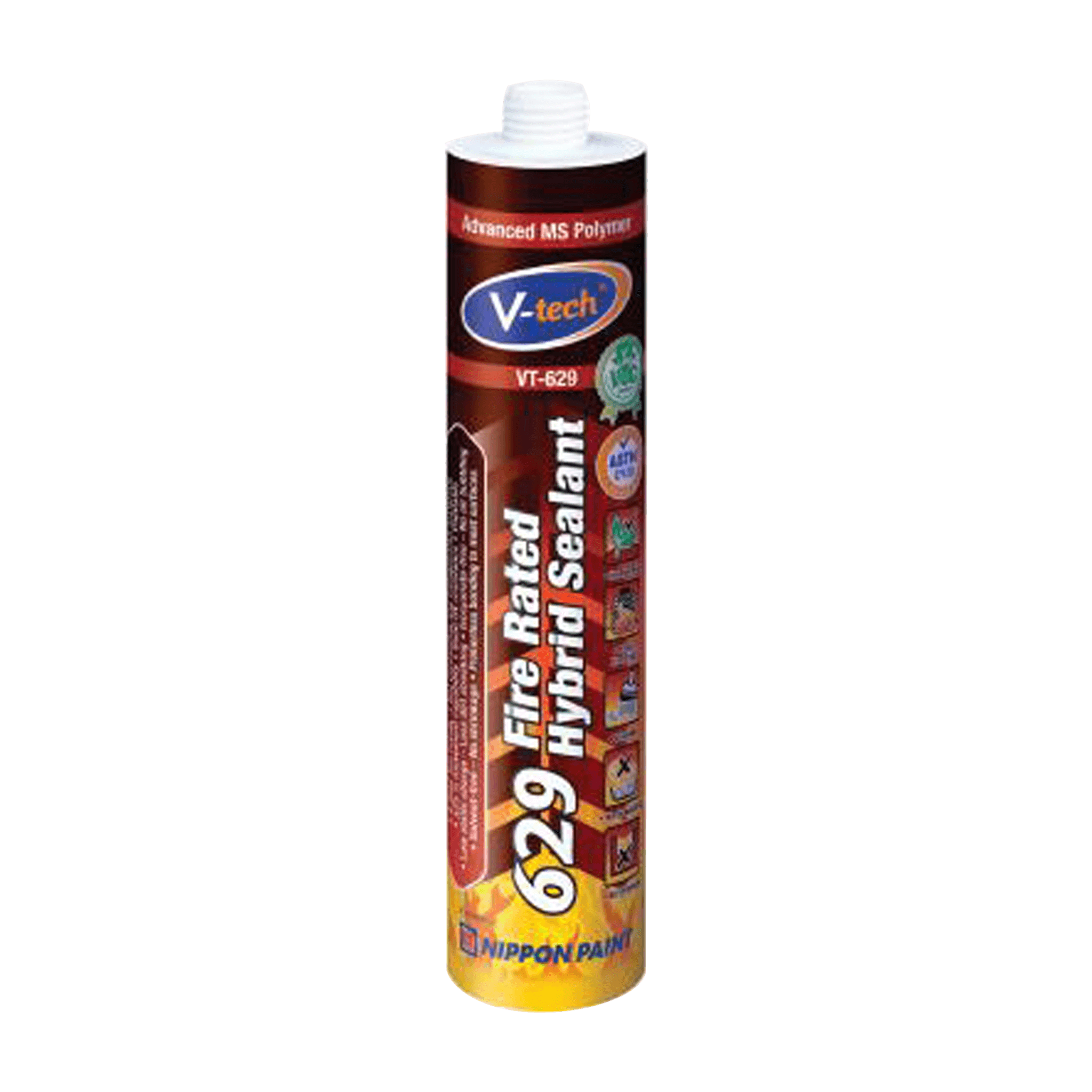 V-Tech Fire Rated Hybrid Sealant Grey 290ml