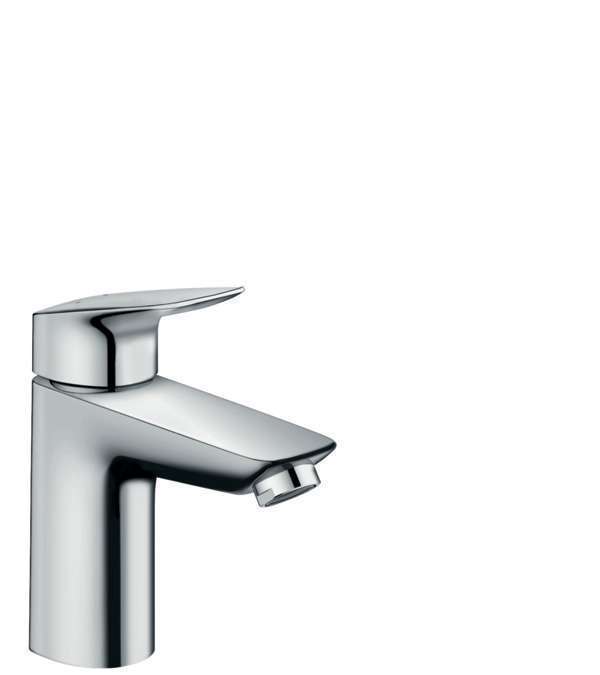 Hansgrohe Logis Basin Mixer 100 Chrome w/o Pop-Up Waste