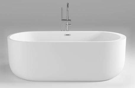 Decobay Bari Acrylic Free Standing Bath Tub White 1700 x 800 x 580mm