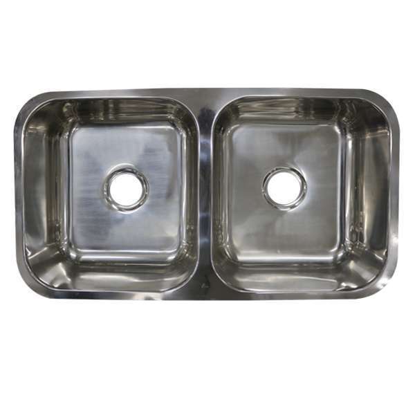 Evia Double Bowl Undermount Sink 880 x 500 x 190mm