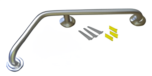 Inox Grab Bar S/S 410mm x 240mm x 25mm 115Deg