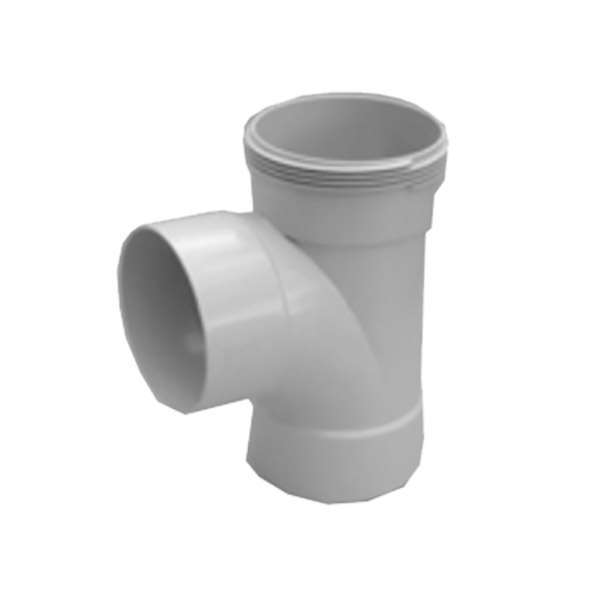 PVC Waste Plain Y Junction 80mm x 45D