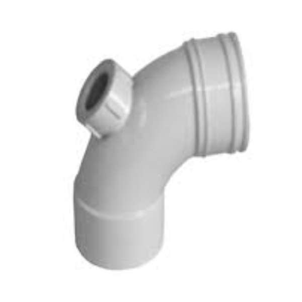 PVC Waste Inspection Bend 50mm x 90D