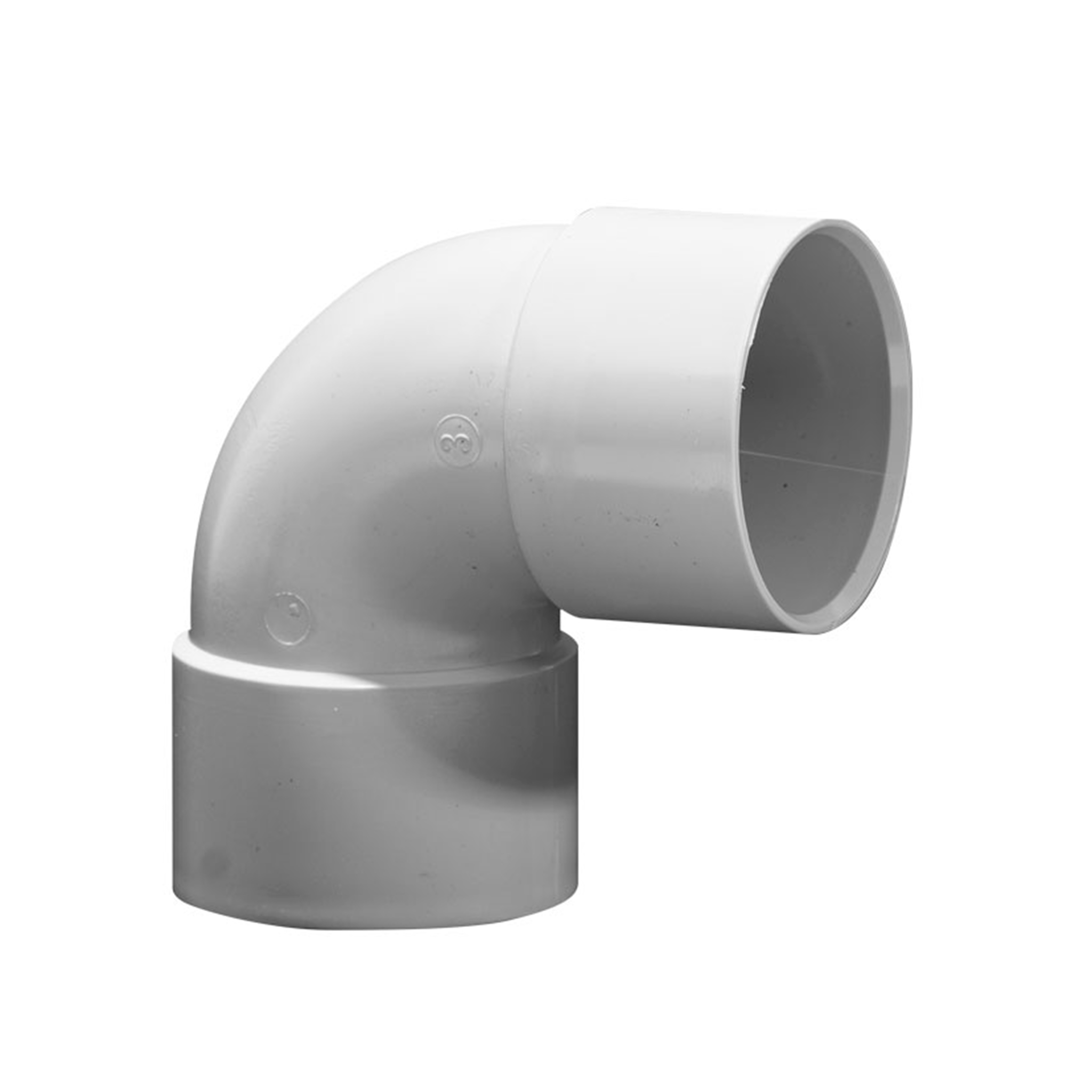 PVC Waste Plain Bend 40mm x 90D
