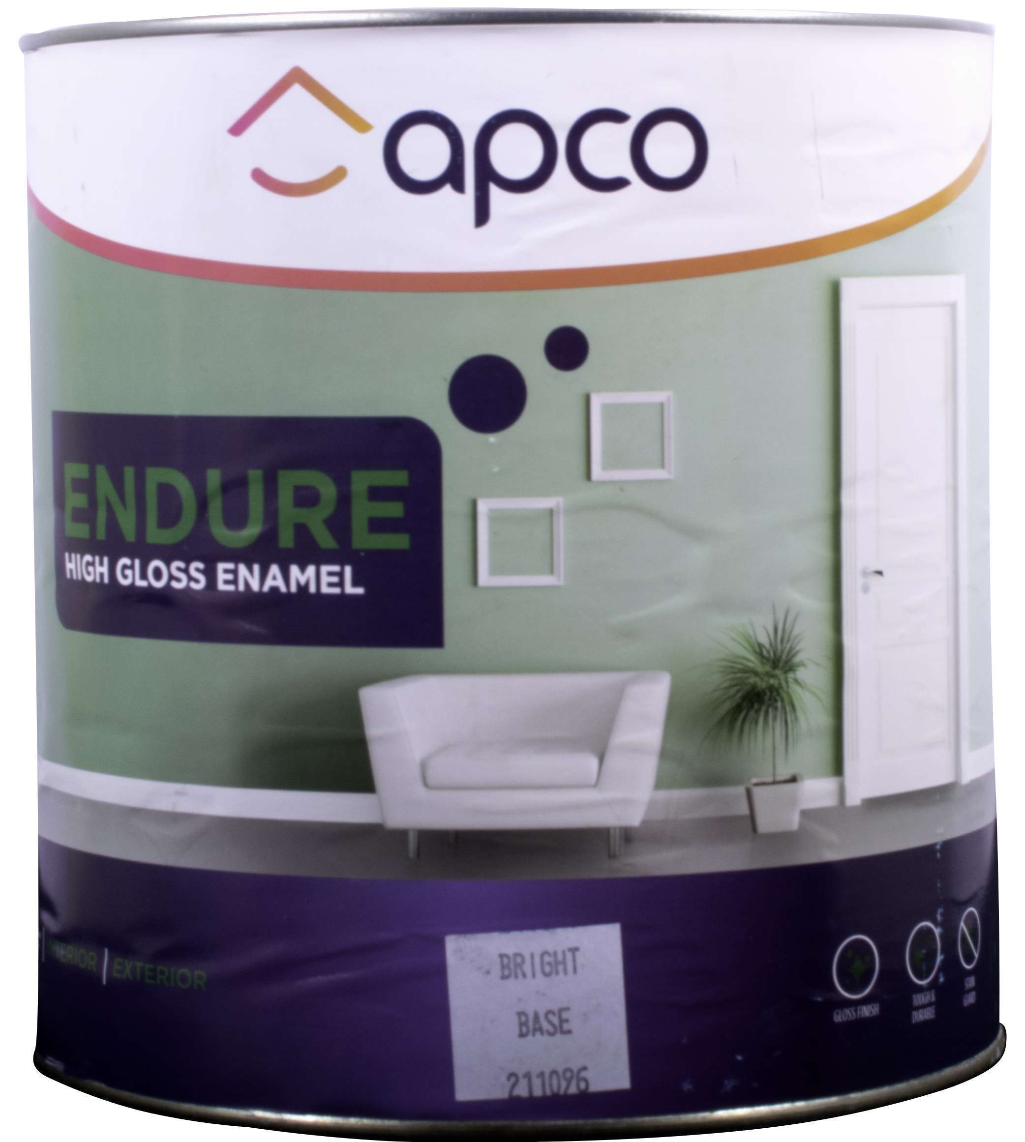 Apco Endure Gloss Enamel Bright Base 4L