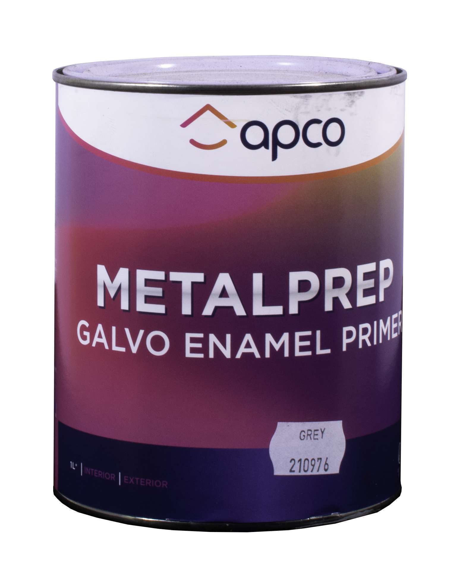 Apco MetalPrep Galvo Enamel Primer Grey 1L