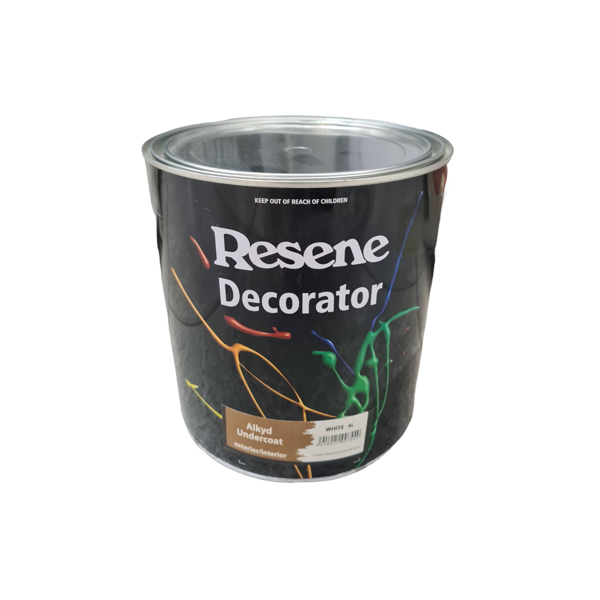 Resene Decorator Enamel Undercoat White 4L