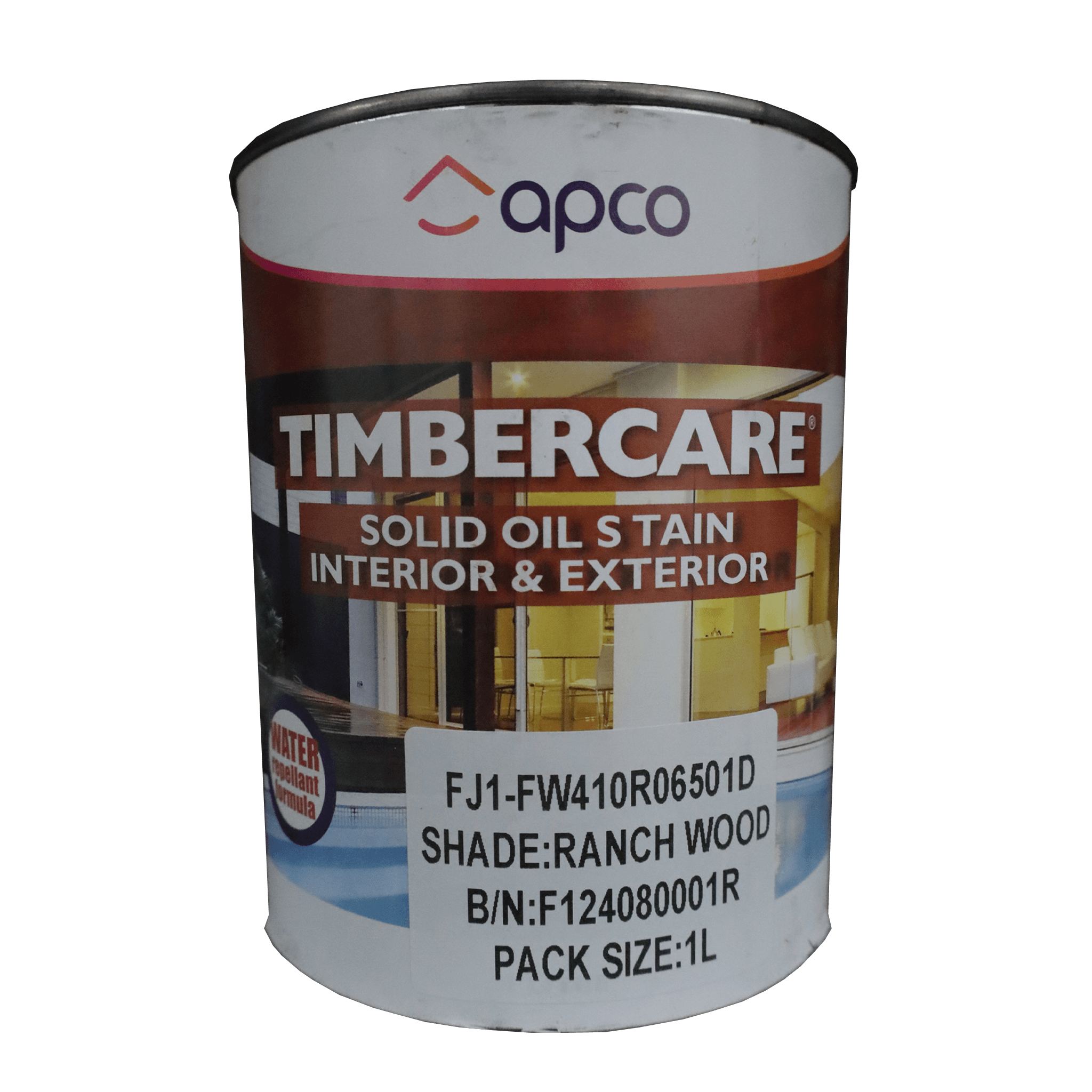 Apco Timbercare Solid Oil Stain Ranchwood 1L
