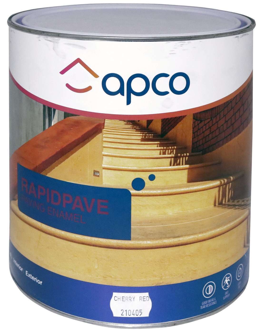 Apco RapidPave Enamel Cherry Red 4L