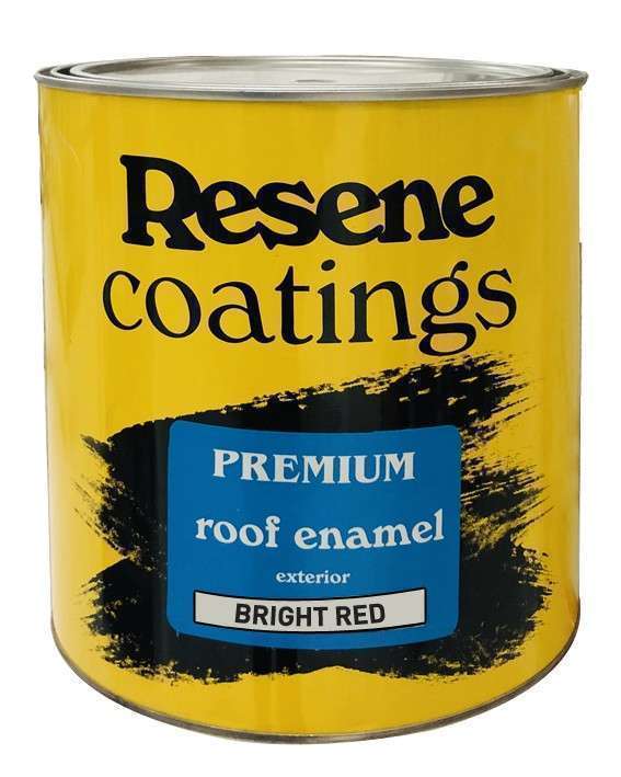Resene Super Gloss Roof Enamel Bright Red 4L