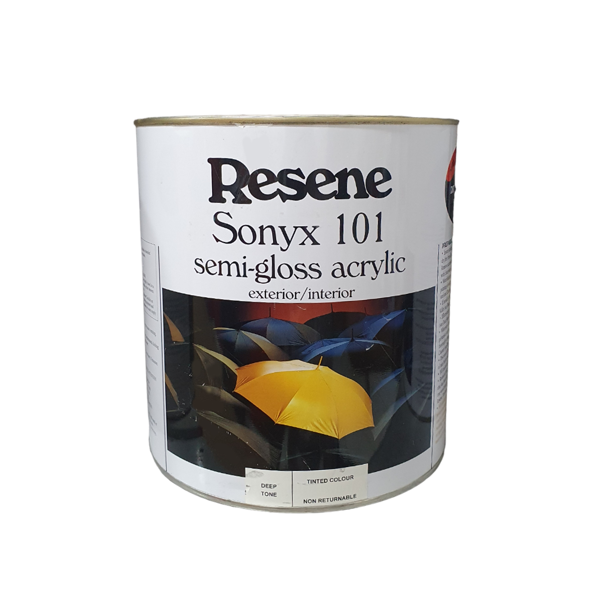 Resene Sonyx 101 Semi Gloss Acrylic Deep Tone 4L