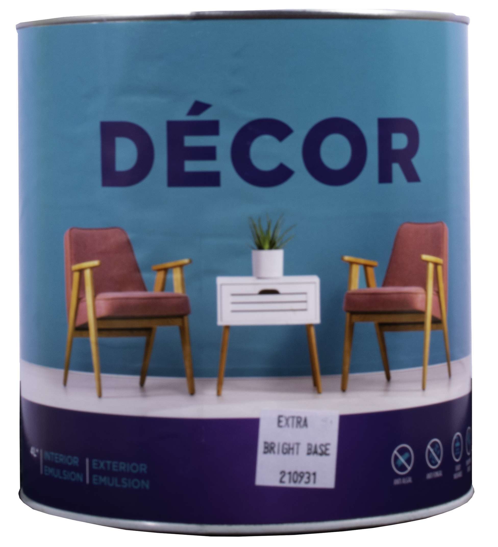 Apco Decor Semi Gloss Acrylic Extra Bright Base 4L