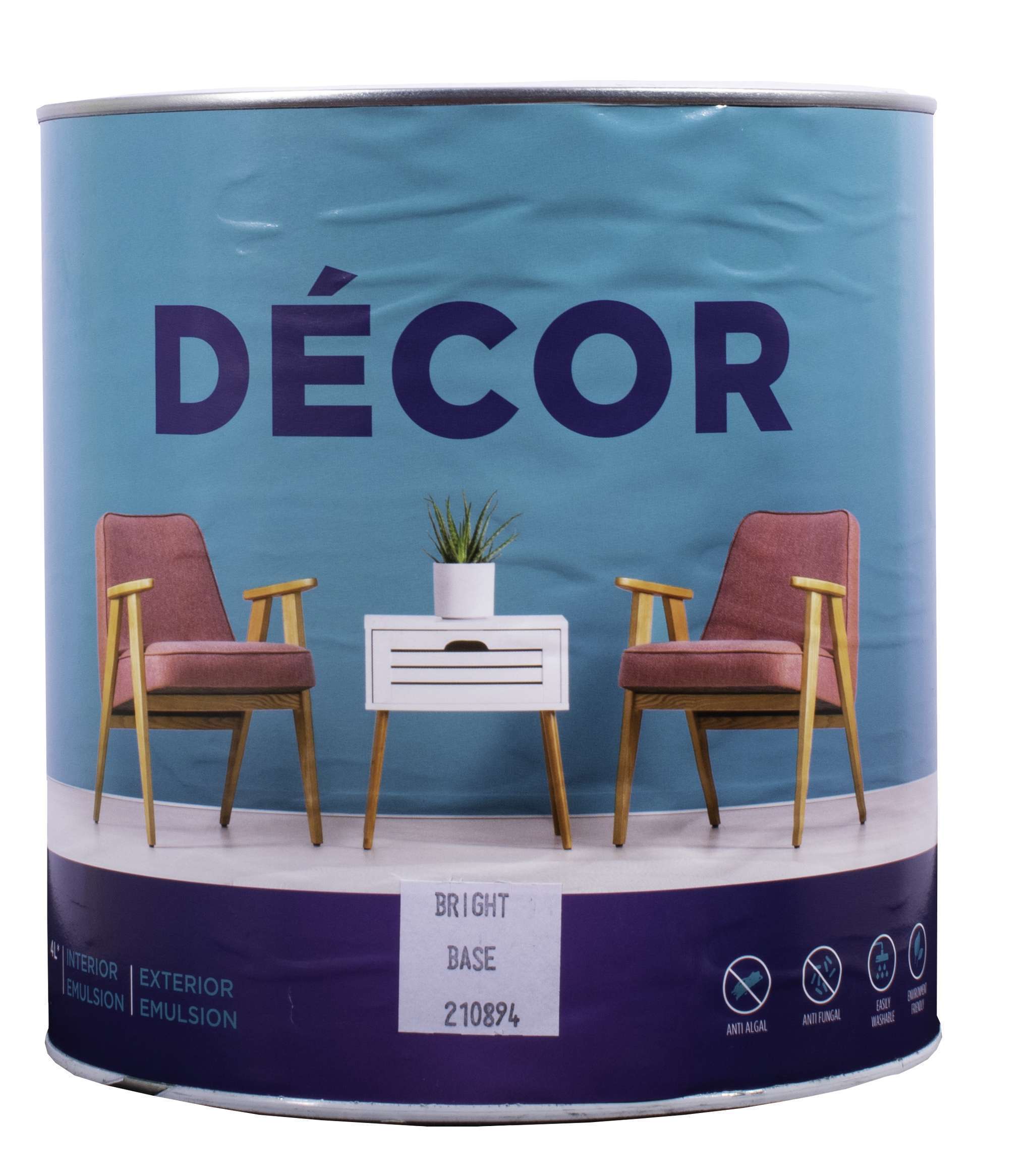 Apco Decor Semi Gloss Acrylic Bright Base 4L